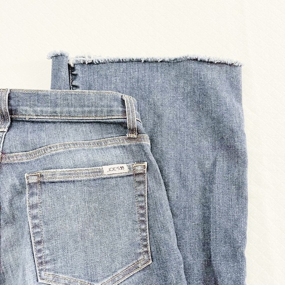 Joe’s Denim Jeans Frayed Hem Bootcut Dark Wash Denim Jeans size 28 - Picture 7 of 8